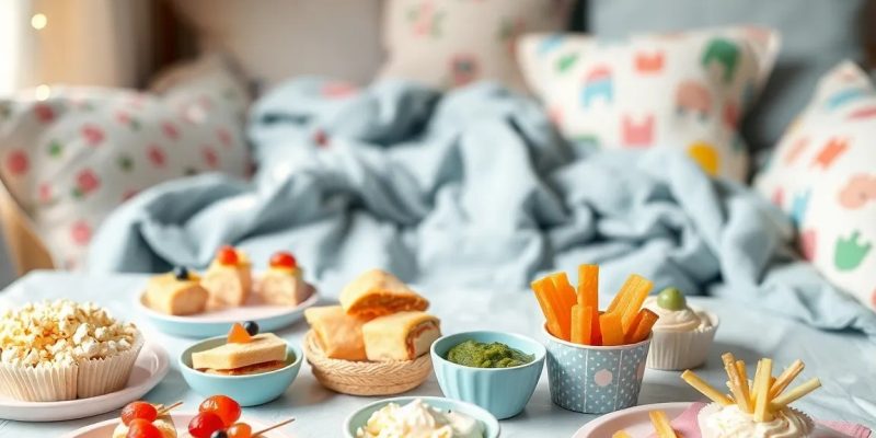 Lekkere en makkelijke hapjes voor een kinderslaapfeestje